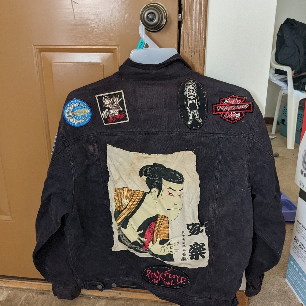 Custom jean jacket